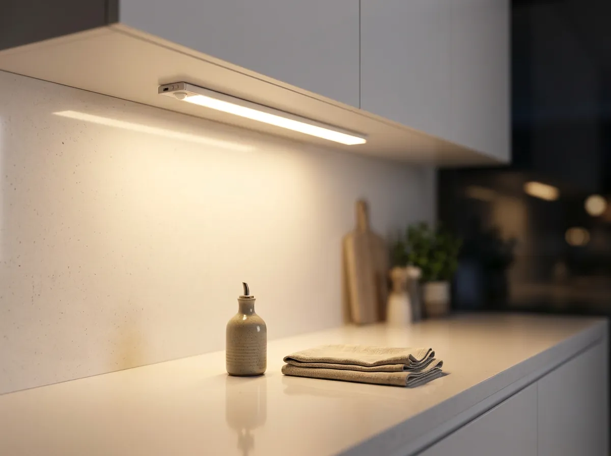 Luma mounted under kitchen cabinet